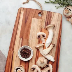 Wooden board skjærefjøl 40x27 cm teak