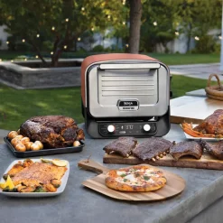 Woodfire elektrisk grill 2400W