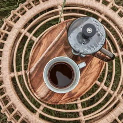 Woon brett 17 cm natur