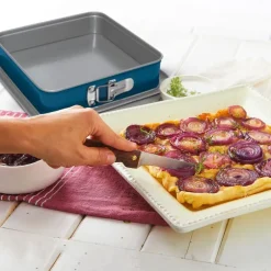 Xbake springform firkant 24 cm blå