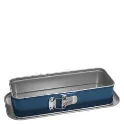 Xbake springform rektangulær 30 cm blå