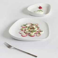 Yayoi middagstallerken 26x24,5 cm hvit