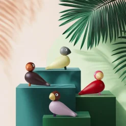 Year bird 2025 Bella 12,5 cm krem/grå