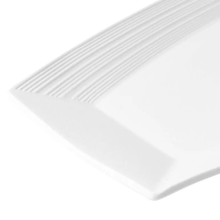 Zakir serveringsfat 55,5x17,5 cm hvit