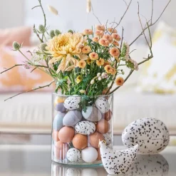 Zen påskeegg 6 stk 6 cm multi